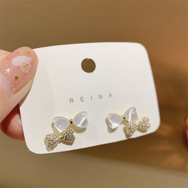 Elegant Sweet Bow Knot Earrings for Women