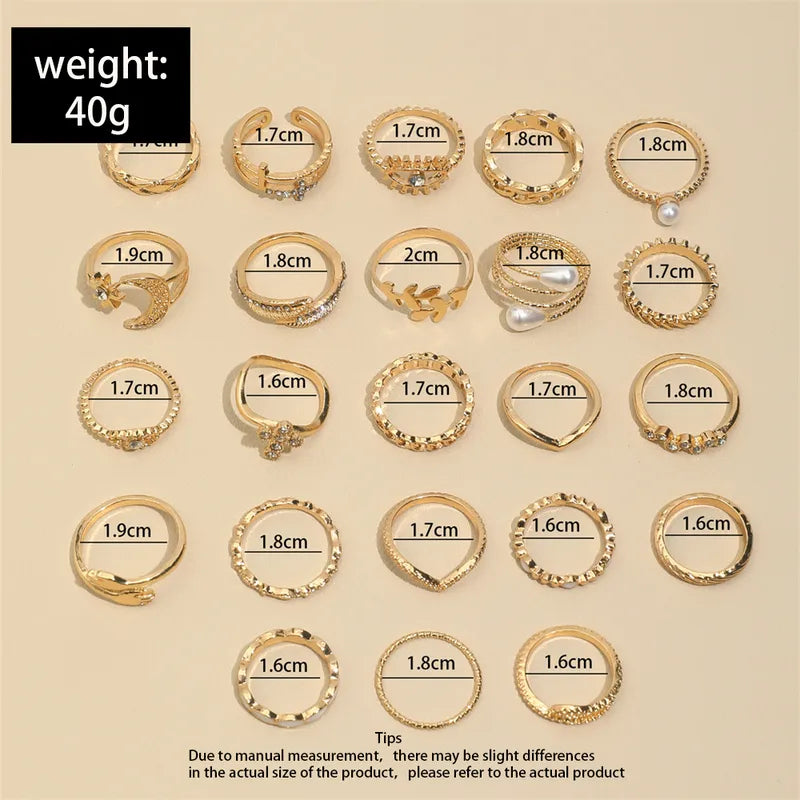 Casual Alloy Iron Inlay Rhinestones Women's Rings
