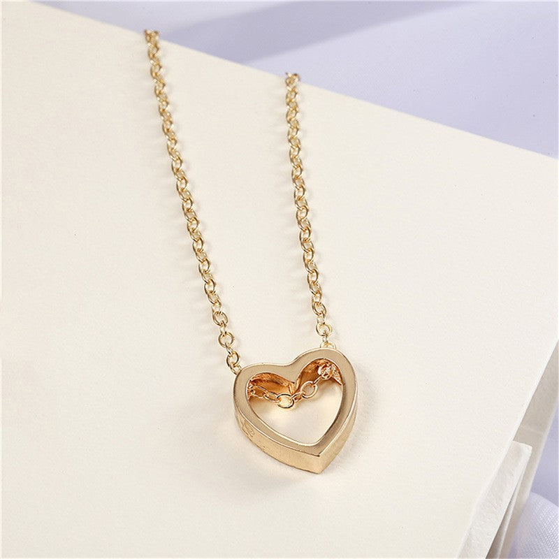 Golden Heart of Love Necklace