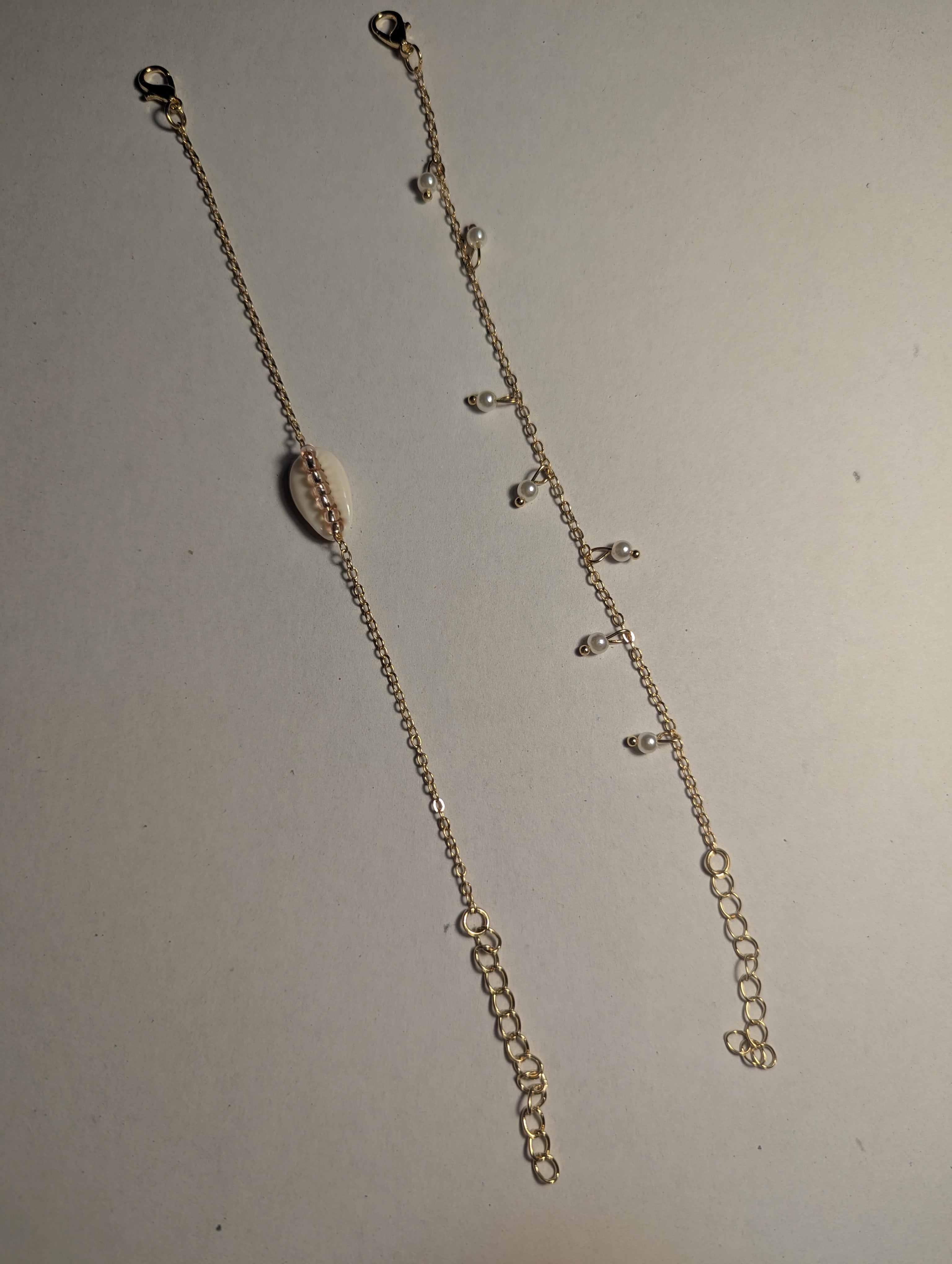 Elegant Triple Bracelet Set – Stylish Chain & Beaded Bracelet