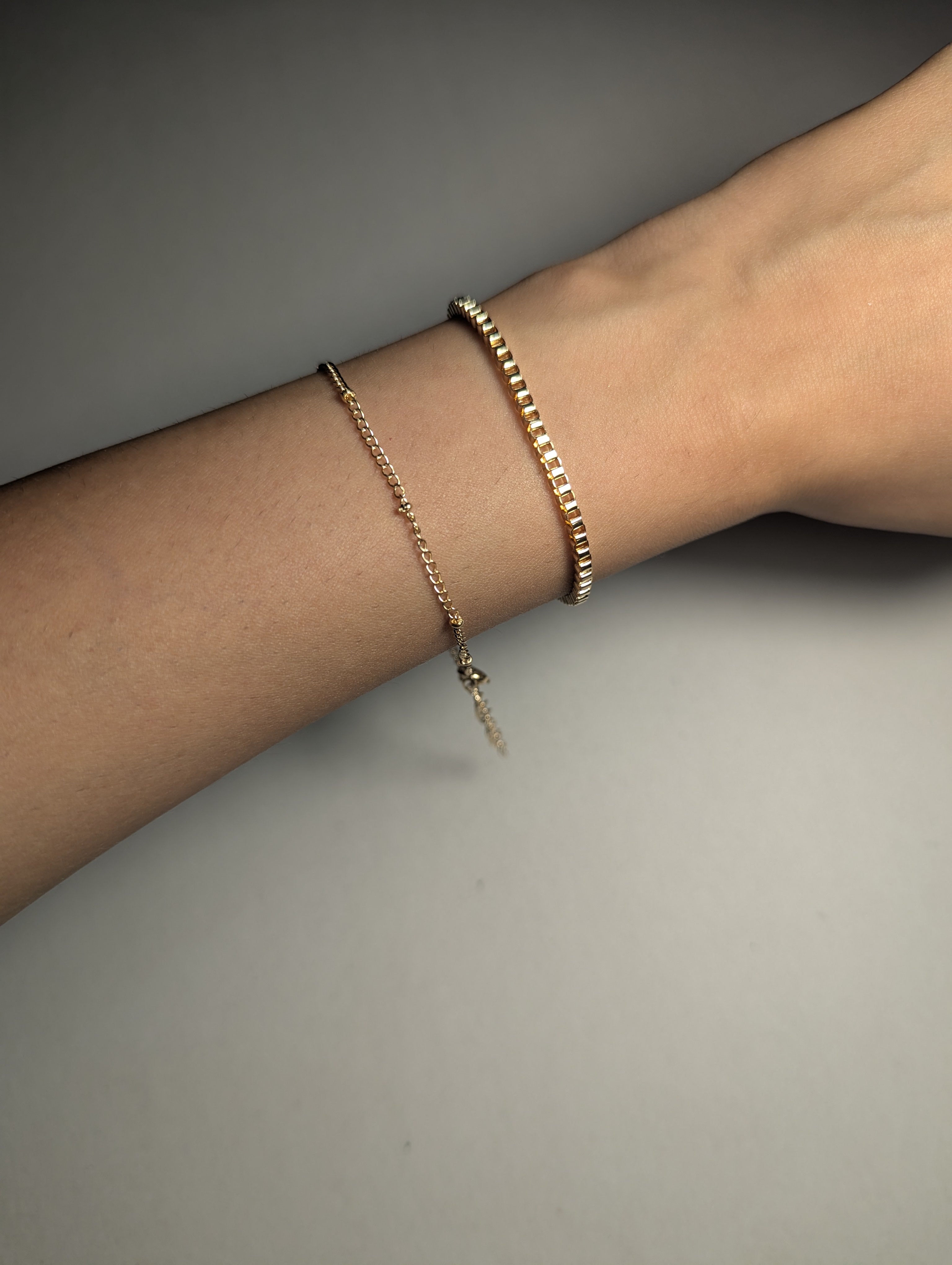 Modern Elegance Bracelets – Sleek Metal with Detailing