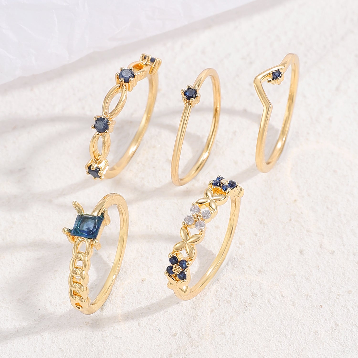 Classic Style Star Rhinestones Women's Rings